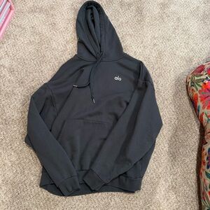 Alo Accolade Charcoal Green Hoodie